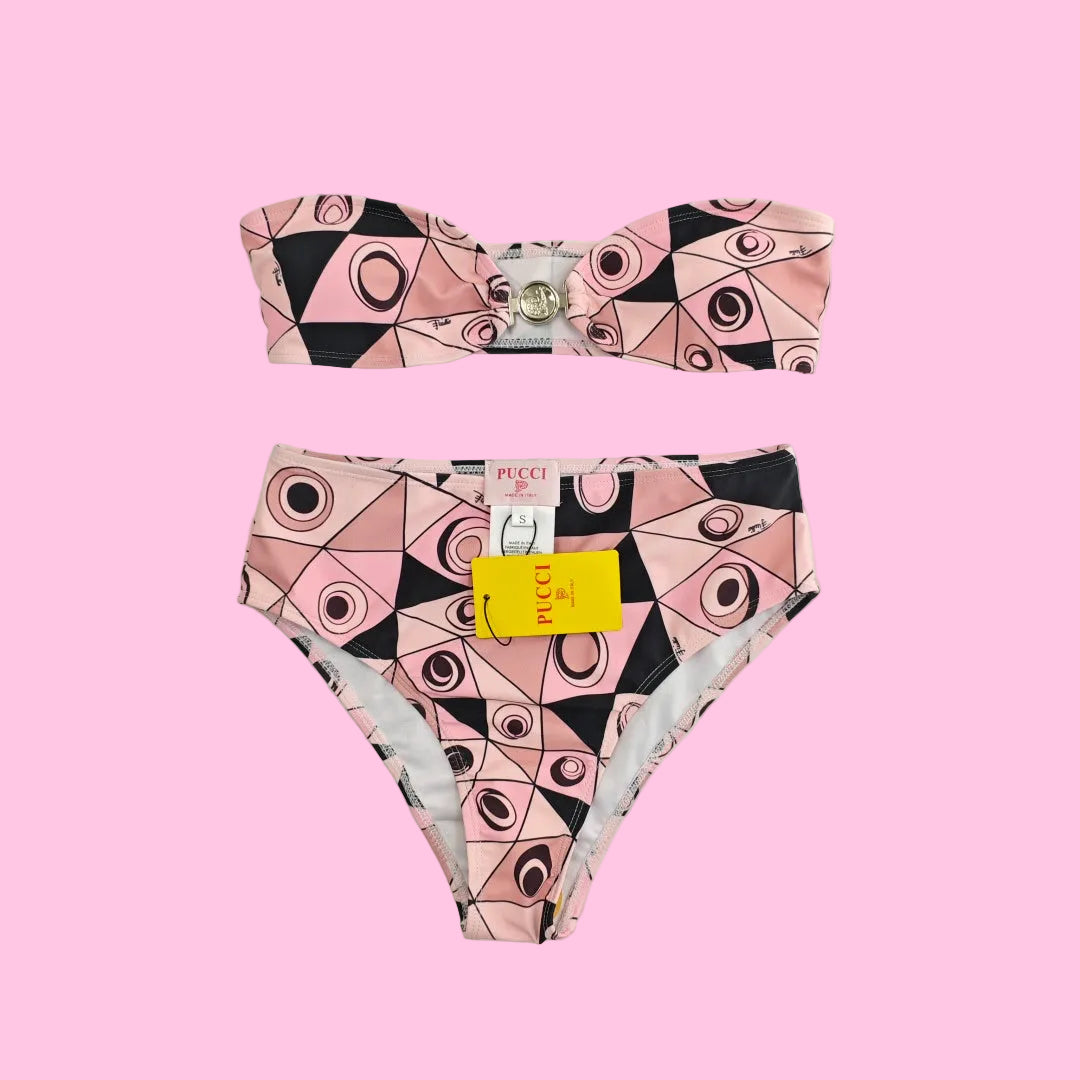 Pink Lady Pucci 3-Piece Swim Set